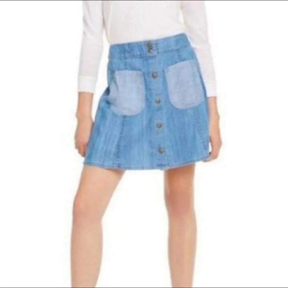 Wild-fox Frankie Denim Skirt Mini Size Medium NWT